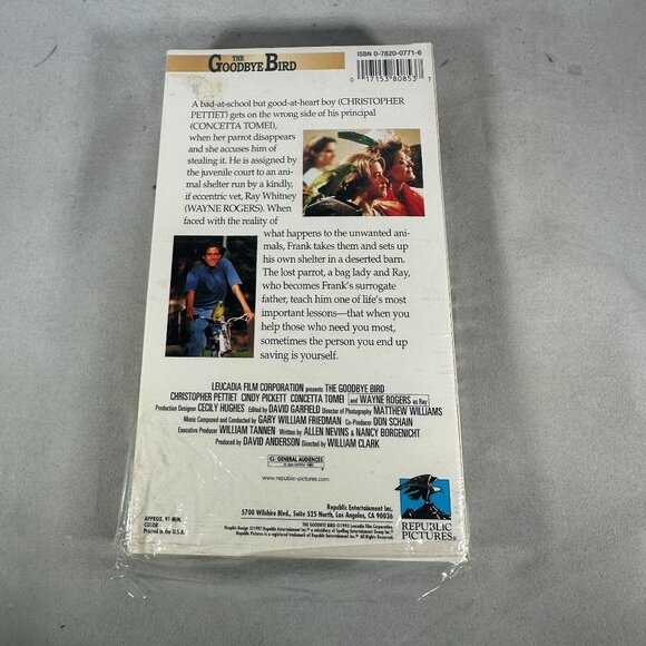 The Goodbye Bird VHS 1993 General Audience Republic Pictures Family Collection - Picture 2 of 3